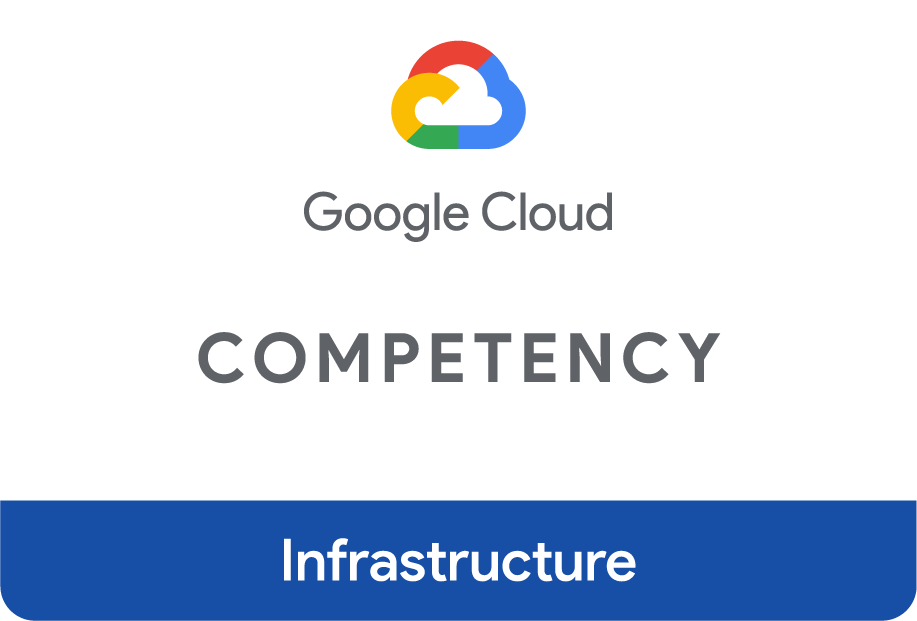 Infrastructure Google Cloud Competency